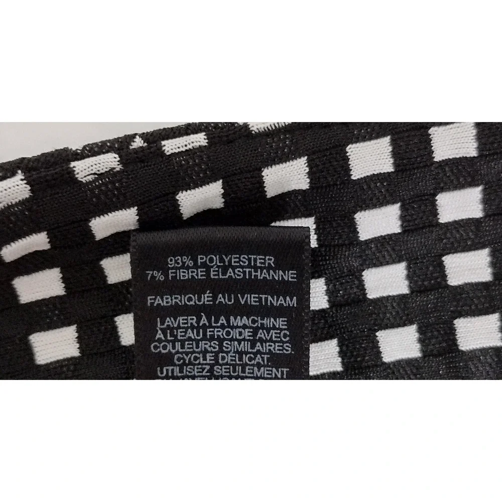 Express Columnist Black & White Plaid Dress Pants Women's Size 4 (4R) Pre-owned